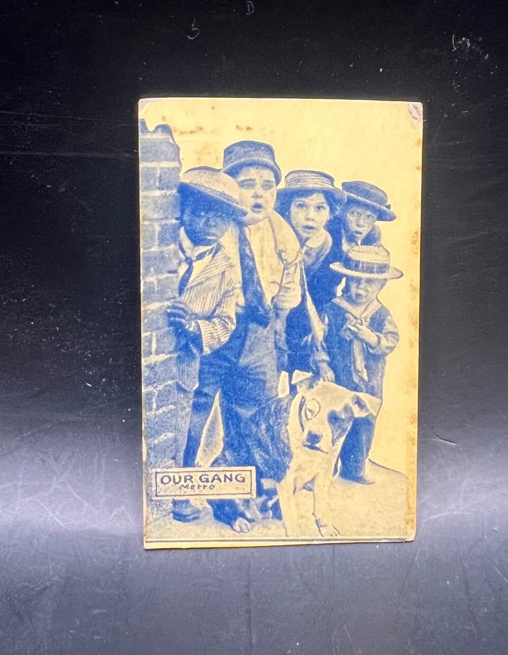 Rare 1920s Our Gang Strip Card Little Rascals Joe Cobb, Jackie Condon, Petey